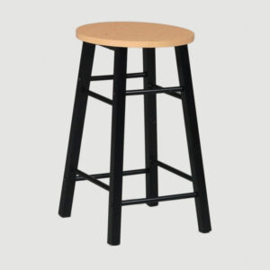 Martin® Studio Stool w/ Woodgrain Top– Desk Height