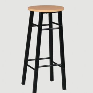 Martin® Studio Stool w/ Woodgrain Top– Drafting Height
