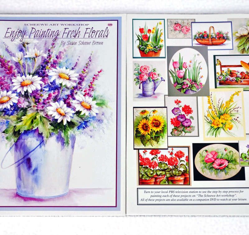 Svheewe, Enjoy Painting Fresh Florals, book, 589-2